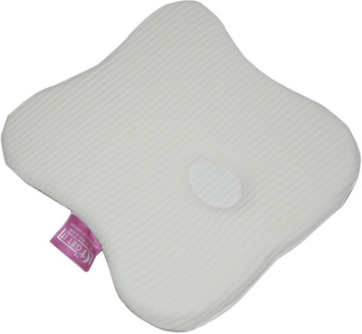 Get IT Memory Foam Abstract Baby Pillow Pack of 1(White)