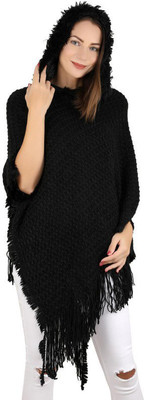 Life and style Wool Blend Poncho
