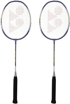 YONEX ZR-100 Light Blue, Silver Strung Badminton Racquet(Pack of: 2, 85 g)