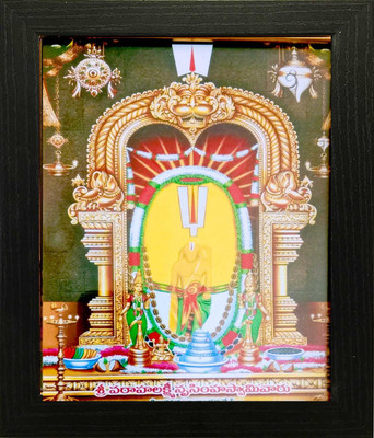 FRAMTASTIC SIMHADRI VARAHA NARSIMHA SWAMY PHOTO FRAME WITH PLEXI GLASS Religious Frame