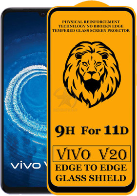 SEVEN7STAR Edge To Edge Tempered Glass for Vivo V20(Pack of 1)