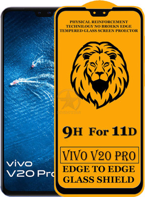 SEVEN7STAR Edge To Edge Tempered Glass for Vivo V20 Pro(Pack of 1)