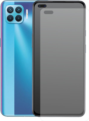 lazzymoby Edge To Edge Tempered Glass for Oppo F17 Pro(Pack of 1)