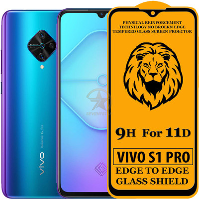 SEVEN7STAR Edge To Edge Tempered Glass for Vivo S1 pro(Pack of 1)