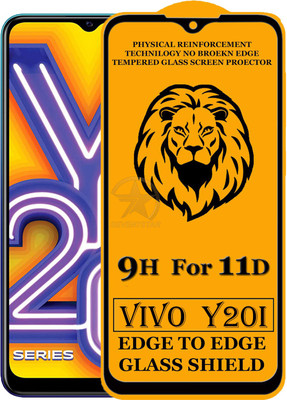 HQ Protection Edge To Edge Tempered Glass for Vivo Y20i(Pack of 1)