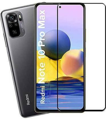 kentop Edge To Edge Tempered Glass for REDMI NOTE 10 PRO MAX + M2101K6I(Pack of 1)