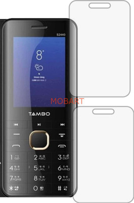 MOBART Tempered Glass Guard for TAMBO S2440 (Flexible Shatterproof)(Pack of 1)