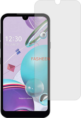 Fasheen Tempered Glass Guard for LG Q31 (Flexible Shatterproof)(Pack of 1)
