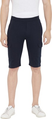 OKANE Solid Men Blue Bermuda Shorts