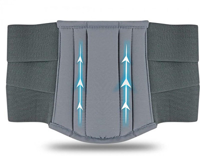 AASHI CARE Lumbo Sacral (L.S.) Belt Lower Back Brace Support/Lumbar Support Back / Lumbar Support(Grey)