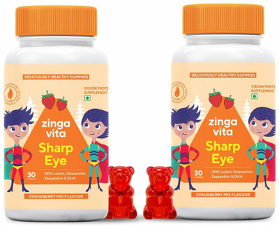 Zingavita Sharp Eye Multivitamin Gummies for Kids(2 x 30 No)