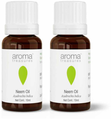 AROMA TREASURES Neem essential oil (10ml) Pack of 2 (20 ml)(20 ml)