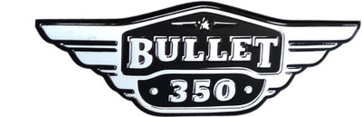 Ubee Emblem for Bike(Black, Silver)