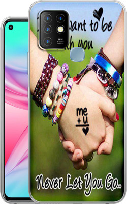 mobom Back Cover for Infinix Hot 10(Multicolor, Dual Protection, Silicon)