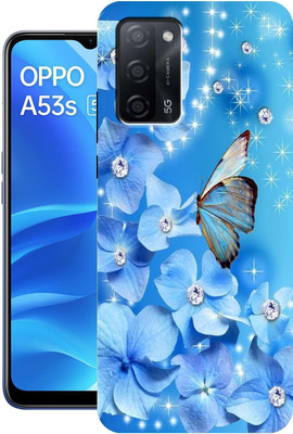 BUYMORE Back Cover for OPPO A53s 5G(Blue, Dual Protection, Silicon, Pack of: 1)