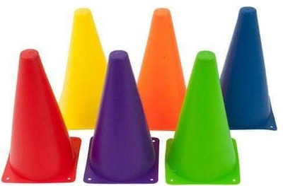 Spocco Cone Marker Pack of 6(Multicolor)