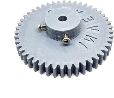 INVENTO 1pcs 3D Printed Plastic Spur Gear 46 Teeth, 1.5 Module, 72mm dia, 10mm Width, 6mm hole for DIY Projects Automotive Electronic Hobby Kit