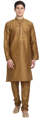 SKAVIJ Men Kurta Pyjama Set