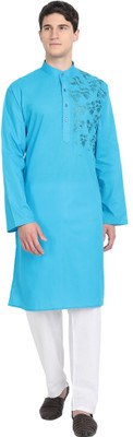 SKAVIJ Men Kurta Pyjama Set