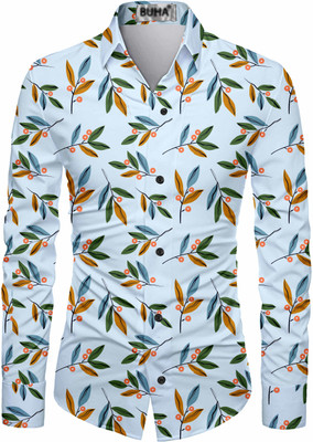 BuhaTrade Polycotton Printed Shirt Fabric