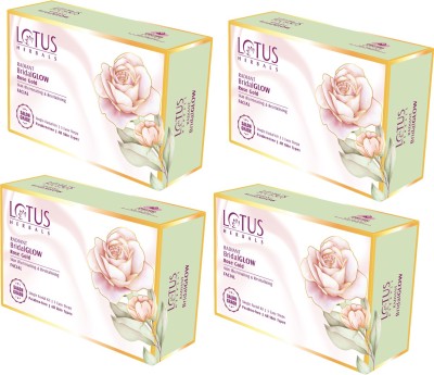 LOTUS HERBALS RADIANT BridalGLOW Rose Gold Skin Illuminating & Revitalising Facial Kit ( Pack of 4 )(4 x 57 g)