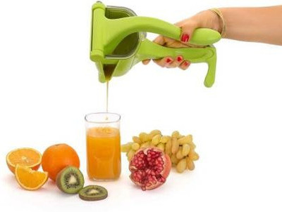 HomeSign Plastic Plastic Hand Juicer Heavy Duty Handhold Press Fruit Manual Juicer, Fruit juicer Manual juicer Instant juicer Orange juicer, Lemon Squeezer Citrus | Manual Lemon Juicer Hand Juicer(Green)