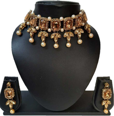 CATALYST Brass Gold-plated Gold Jewellery Set(Pack of 1)