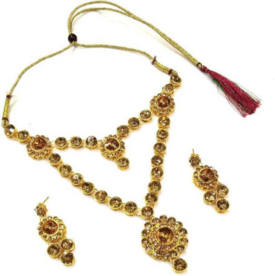 CATALYST Brass Gold-plated Gold Jewellery Set(Pack of 1)