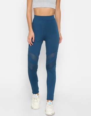 FOREVER 21 Western Wear Legging(Blue, Solid)