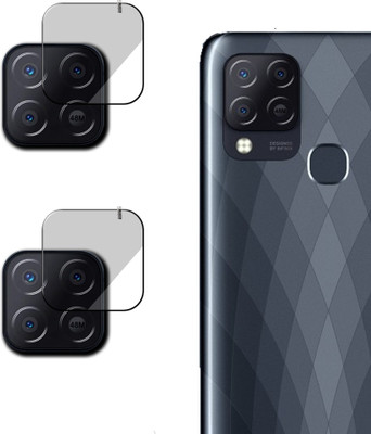 Hi-Cam Back Camera Lens Glass Protector for ~ Infinix Hot 10s(Pack of: 2)