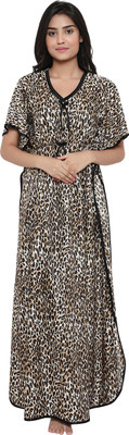 Zionity Women Nighty(Multicolor)