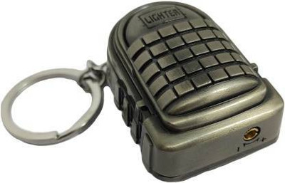 Kingdom Stylish Stainless Steel Gas Pocket Size Lighter PUBG Level 3 Bag Design Shaped Level 3 Bag Model Cigarette lighter With Key Chain PUBG Bag Shaped Cigarette Lighter | Perfect for Gifting Purpose - Cigarette Lovers Pocket Lighter(Grey) Kingdom Stylish Stainless Steel Gas Pocket Size Lighter PUBG Level 3 Bag Design Shaped Level 3 Bag Model Cigarette lighter With Key Chain PUBG Bag Shaped Cigarette Lighter | Perfect for Gifting Purpose - Cigarette Lovers Pocket Lighter(Grey)