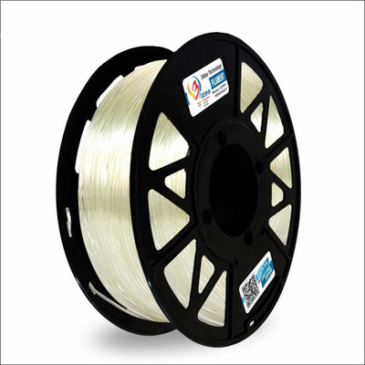 3IdeaTechnology Imagine Create Print PETG 3D  1.75 mm Grey Printing Material, Spool 3D Printing Material 1Kg Printer Filament(Clear)