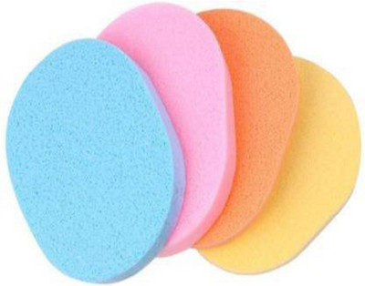 APPETINA 4 Pcs Facial Sponge Natural Reusable Soft Facial Bath Sponge
