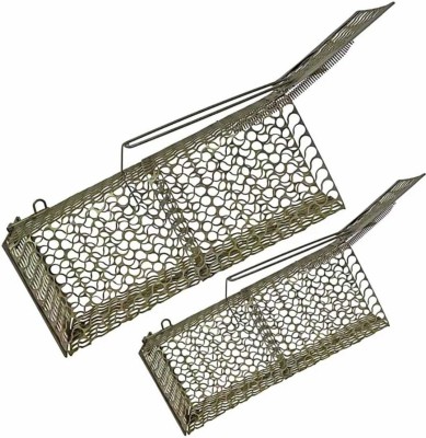 Arrens Round Cut 2 PCs(1 pc big, pc small) Iron Rat/Mouse/Rodent Trap Cage Live Trap Live Trap