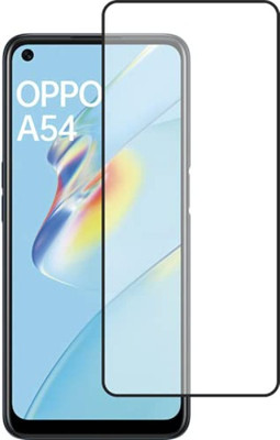 BeeVault Edge To Edge Tempered Glass for Oppo A54(Pack of 1)