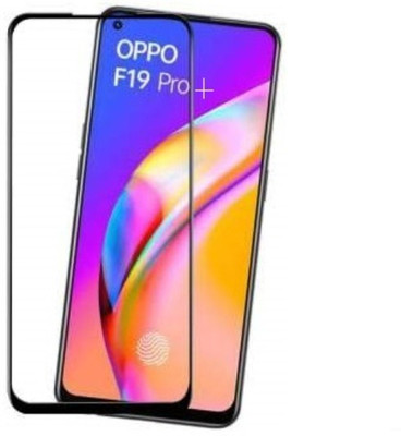 BeeVault Edge To Edge Tempered Glass for OPPO F19 Pro Plus(Pack of 1)