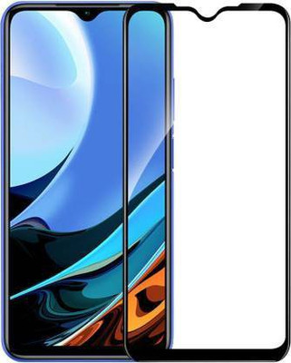 kentop Edge To Edge Tempered Glass for MI REDMI 9A + M2006C3LG(Pack of 1)