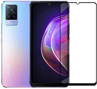 BeeVault Edge To Edge Tempered Glass for Vivo V21(Pack of 1)