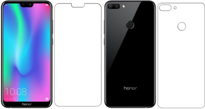 Duepio Front and Back Tempered Glass for Honor 9N(Pack of 2)