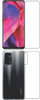 PR SMART Front and Back Tempered Glass for Oppo A74(Pack of 2)