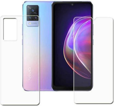 PR SMART Front and Back Tempered Glass for Vivo V21(Pack of 2)