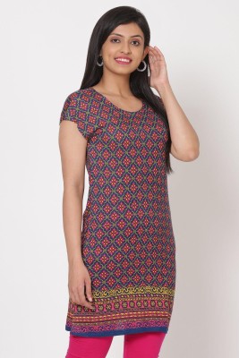 RANGRITI Casual Sleeveless Printed Women Multicolor Top