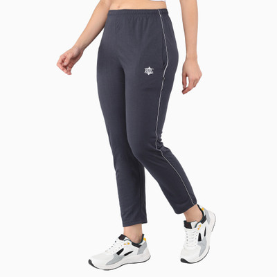 eCools Solid Women Grey Track Pants