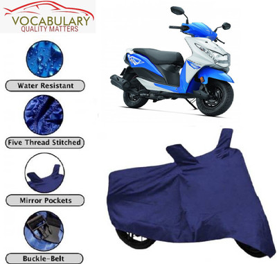 MEGA MARTZZ Waterproof Two Wheeler Cover for Kinetic(Boss, Blue)