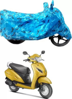 THE REAL ARV Two Wheeler Cover for Honda(Activa 5G, Blue)