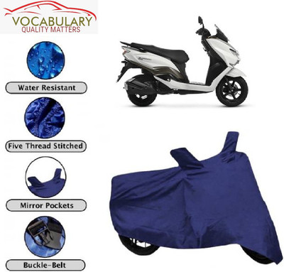 MEGA MARTZZ Waterproof Two Wheeler Cover for Suzuki(Burgman Street 125, Blue)