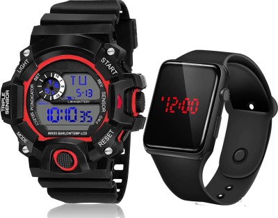 just like 82-KIDS DIGITAL Digital Sports Multi Functional Black Dial Watch for Men and Boys Digital Watch  - For Boys