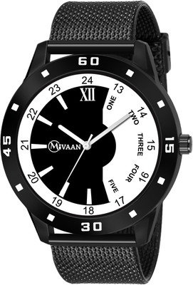MIVAAN Black-501 Analog Watch  - For Boys