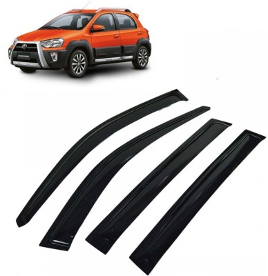 GULLZ For Front, Rear Wind Deflector(Toyota Etios Liva, Etios Cross 1.5L V Petrol)